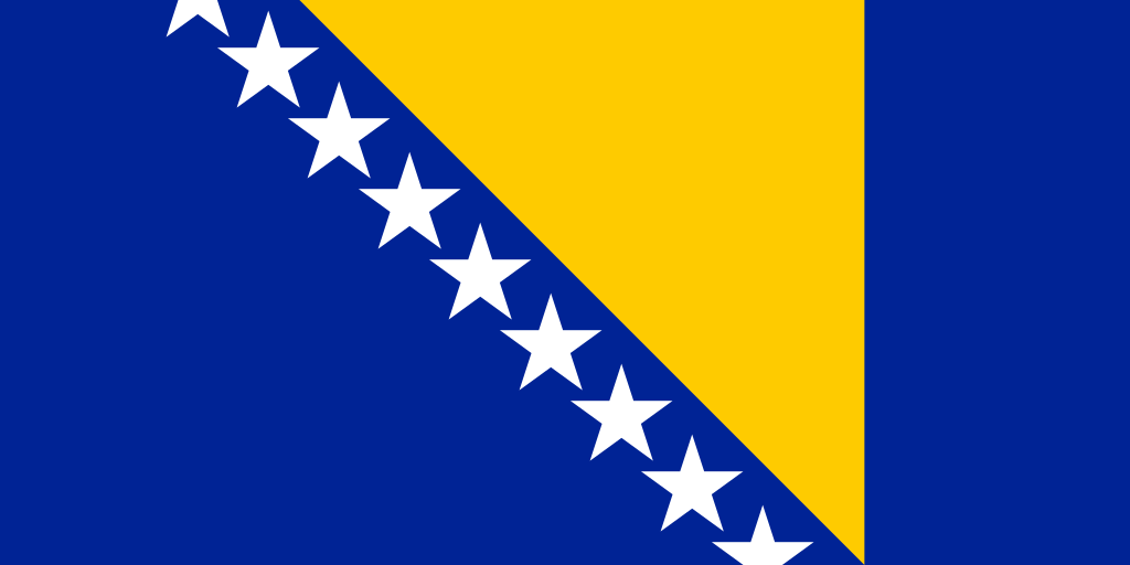 bandera de bosnia y herzegovina