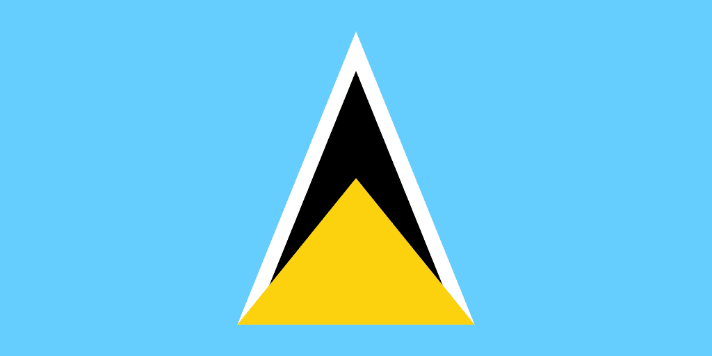 bandera de santa lucia