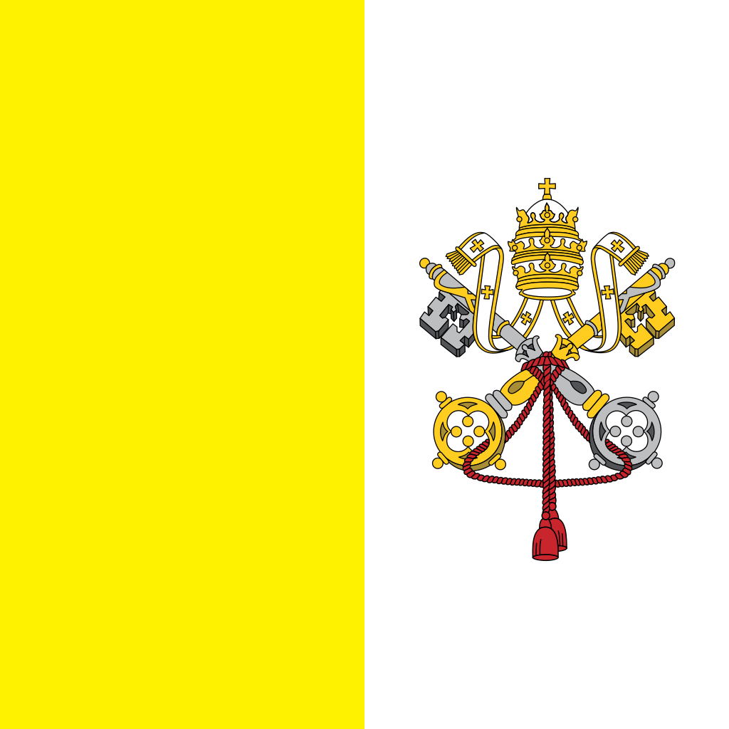 bandera del vaticano