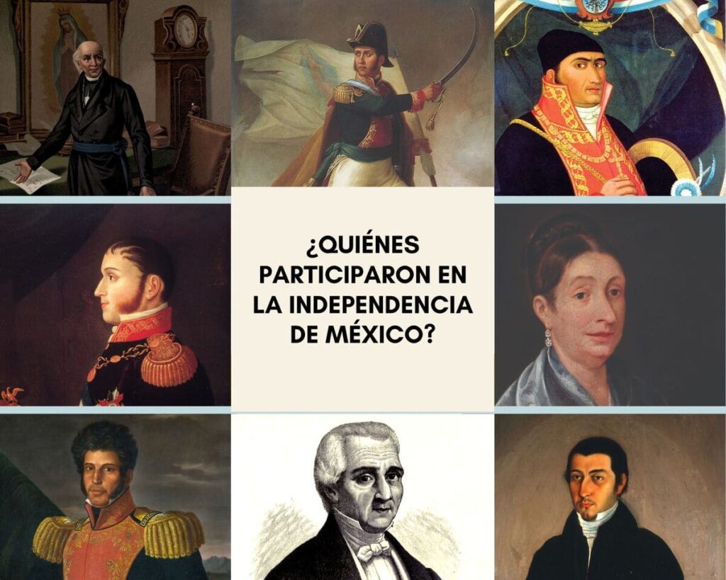 quienes participaron independencia de mexico