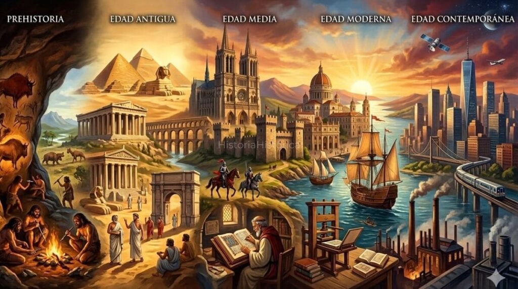 las epocas de la historia de la humanidad