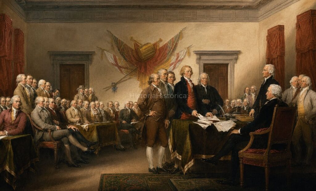 declaracion independencia estados unidos es mentira