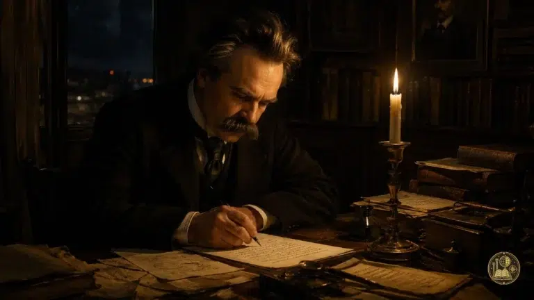 friedrich nietzsche escribiendo anticristo